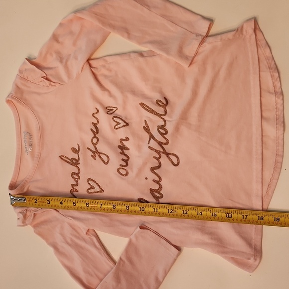 Jumping Beans Fairy Tale Pink Long Sleeve Tshirt Top Size 6 - Picture 7 of 8